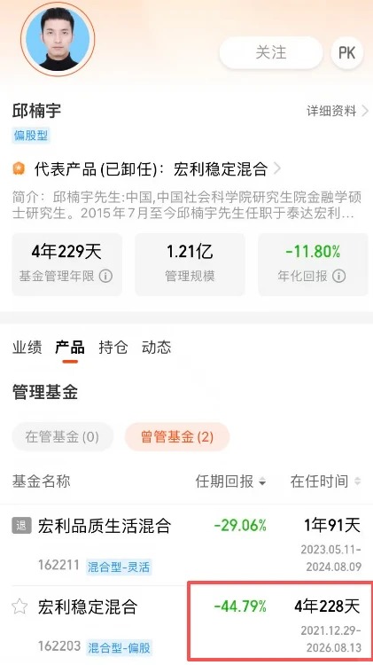 视频|宏利基金邱楠宇4年半亏44%回炉做研究员，盘点近年基金经理降岗名单